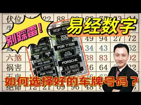 機車車牌 吉凶|選車牌有訣竅